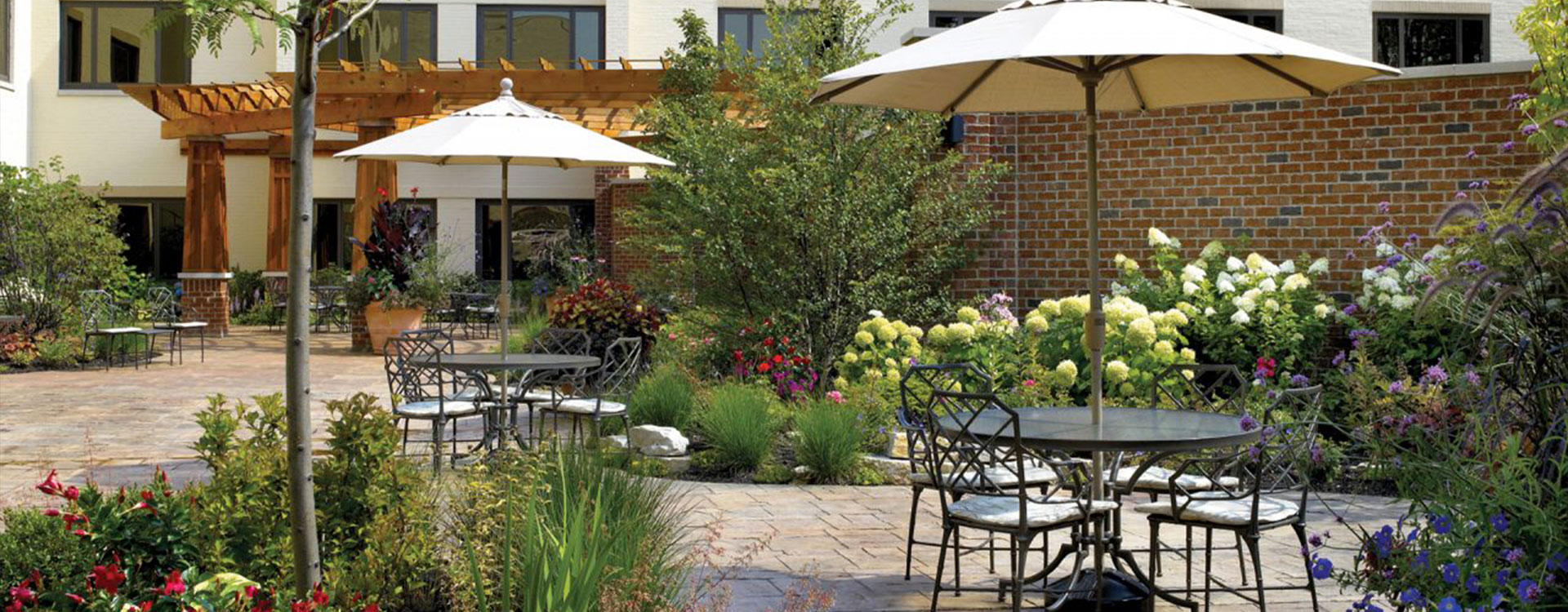 A taste of the Chicago Botanic Gardens at Whitehall of Deerfield's patio